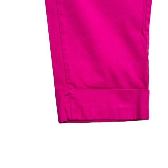 Vibrant Mossimo Pink Cropped Pants Size 12 - Picture 7 of 11
